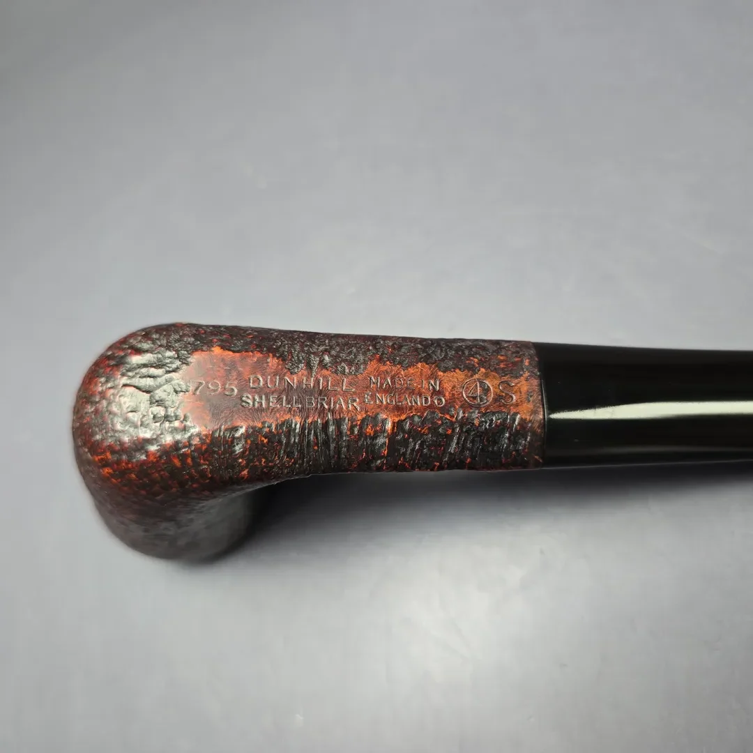 Dunhill 1970 Shell Briar 795 Sandblasted Zulu Estate Briar Pipe, English Estates - Image 7