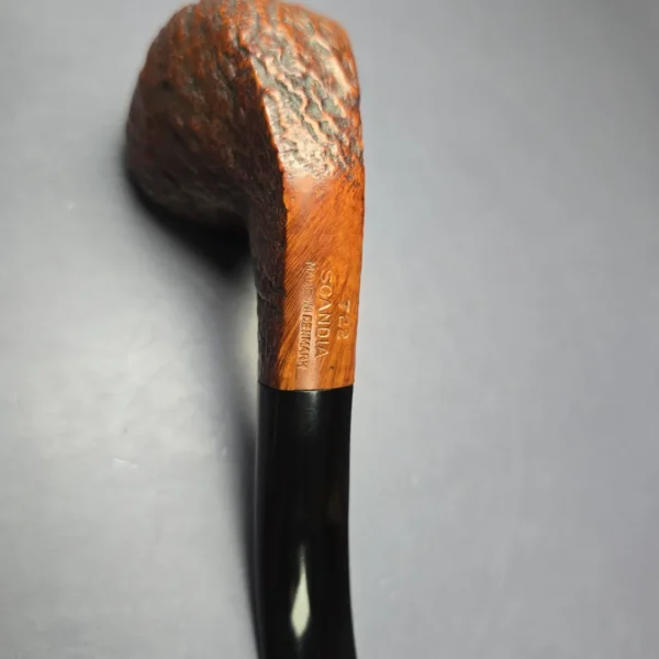 Scandia by Stanwell 722 Sandblasted Horn Estate Briar Pipe, Danish Estates - Image 7