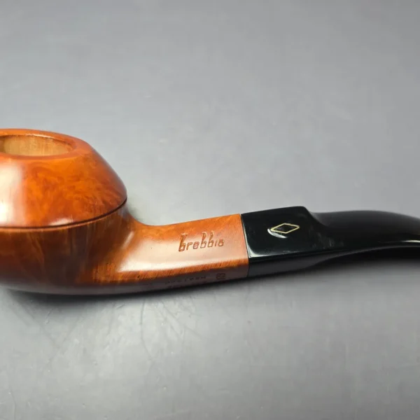 Brebbia Serie X 624 Smooth Bulldog Estate Briar Pipe, Unsmoked, 9mm - Image 7
