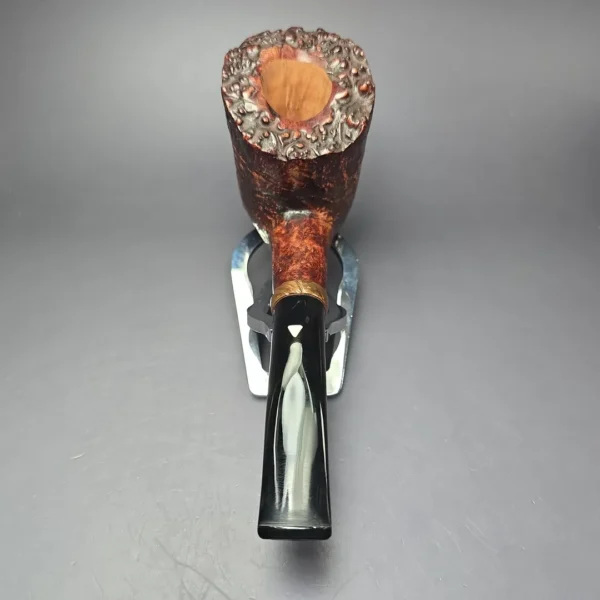 Bonfiglioli 2022 Free Form Sandblasted Dublin Estate Briar Pipe, Unsmoked - Image 7