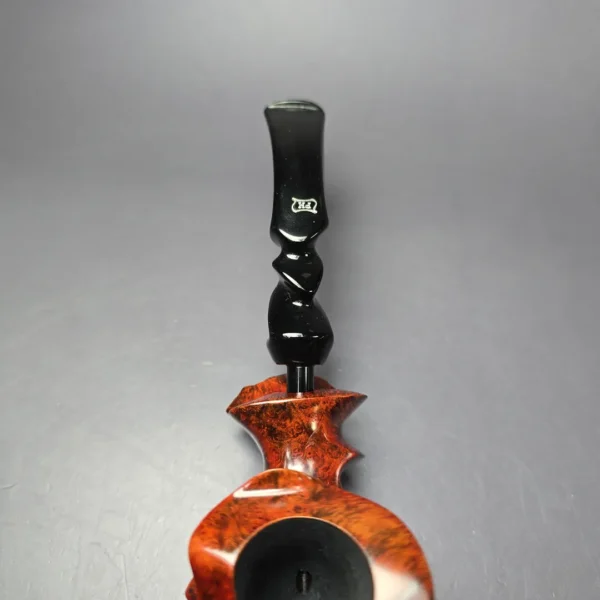 Preben Holm Hallmark H-2 XL Smooth Freehand Estate Briar Pipe, Unsmoked - Image 7
