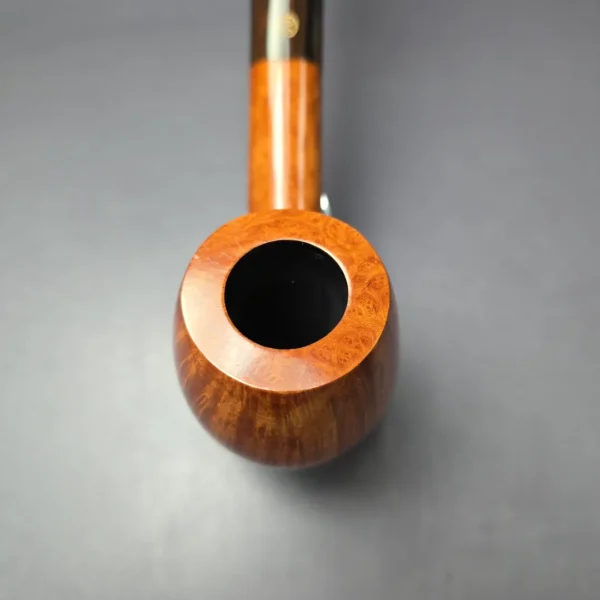 James Upshall Empire Executive Smooth Magnum Bent Billiard Estate Briar Pipe, Unsmoked - Image 7