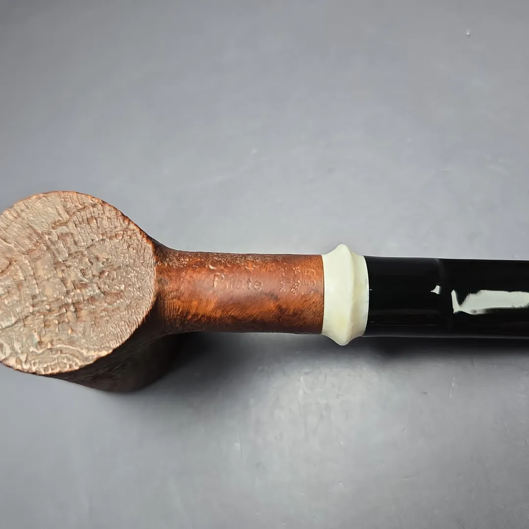 Chacom Pirate 155 Sandblasted Poker Sitter Estate Briar Pipe, Unsmoked, 9mm - Image 7