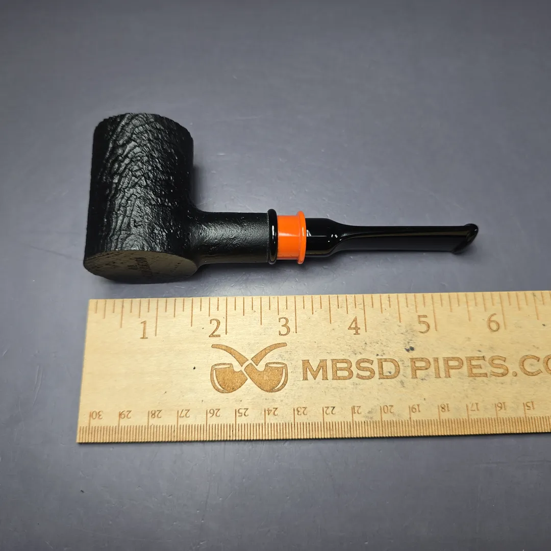 4th Generation 2021 Fathers, Friends and Fire Sandblasted Poker Estate Briar Pipe, Unsmoked - Image 7