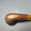 Sir Vickie by Savinelli Partially Rusticated Pot Estate Briar Pipe, Unsmoked - Image 7