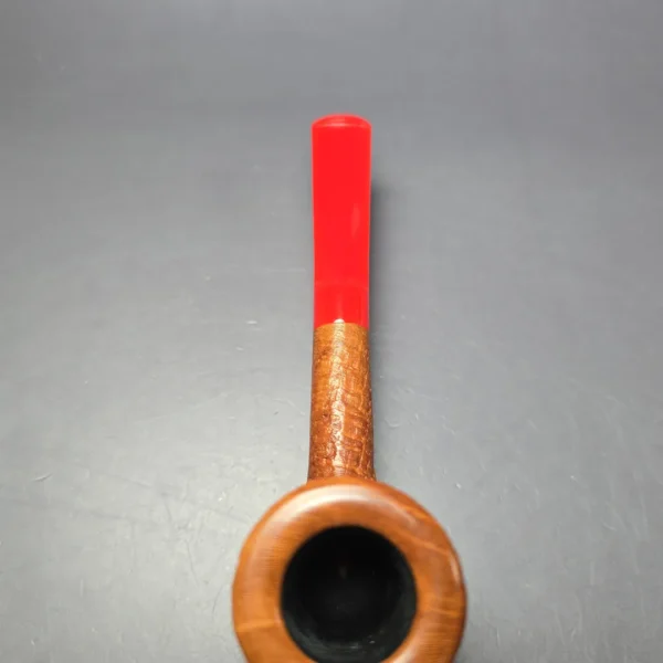 Ryan Alden Queen of Hearts Sandblasted Tipsy Poker Estate Briar Pipe, Unsmoked - Image 7