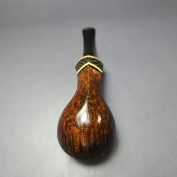 Stephen Downie Smooth Bulldog w/ Privet & Morta Estate Briar Pipe, Unsmoked - Image 7