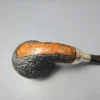 Caminetto Business Rusticated Apple w/ Silver Estate Briar Pipe, Italian Estates - Image 7