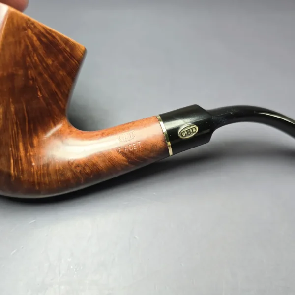 GBD Facet Smooth Bent Panel Dublin Estate Briar Pipe, English Estates - Image 7