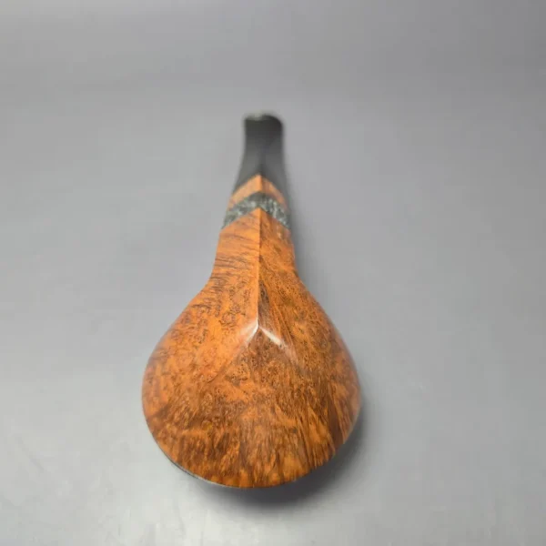 Bjarne XL Partially Rusticated Bulldog Estate Briar Pipe, Danish Estates - Image 7