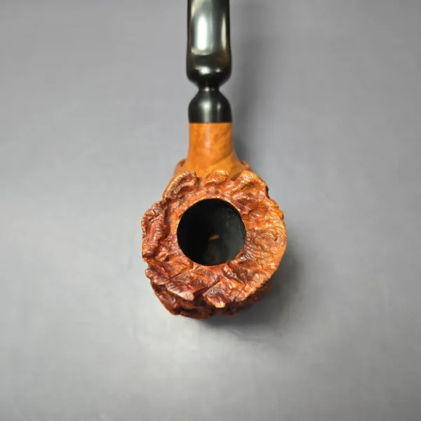 Micoli (Robert Burns) Rusticated Freehand Sitter Estate Briar Pipe, Unsmoked - Image 8