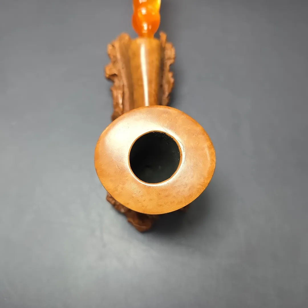 Micoli (Robert Burns) Special Selection XL Freehand Estate Briar Pipe, Unsmoked - Image 8