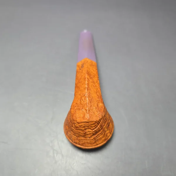 Martin Cermak Sandblasted Wide Shank Bulldog Estate Briar Pipe, Unsmoked - Image 8