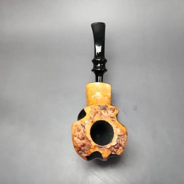 Nording Spiral Natural Smooth Freehand Estate Briar Pipe, Unsmoked - Image 8