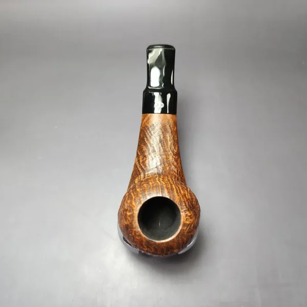 Chacom Oscar by Tom Eltang Sandblasted Apple Estate Briar Pipe, Unsmoked - Image 8