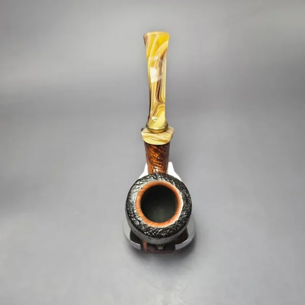 Neerup Structure Contrast Sandblasted Pot Estate Briar Pipe, Unsmoked - Image 8