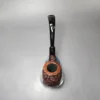 Castello Sea Rock Briar 93 3k Rusticated Bent Egg Estate Briar Pipe, Italian Estates - Image 8