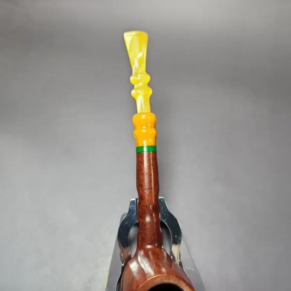 Edward's Smooth Lovat w/ Acrylic Estate Briar Pipe, American Estates - Image 7
