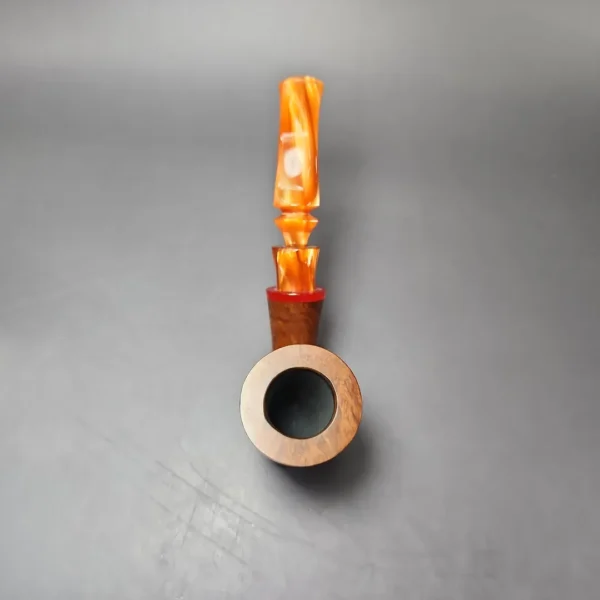 Unknown Smooth Poker Estate Briar Pipe, American Estates - Image 8