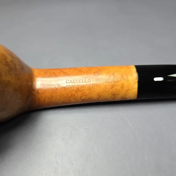 Castello "Castello" 2K Partially Rusticated Canadian Estate Briar Pipe, Italian Estates - Image 8