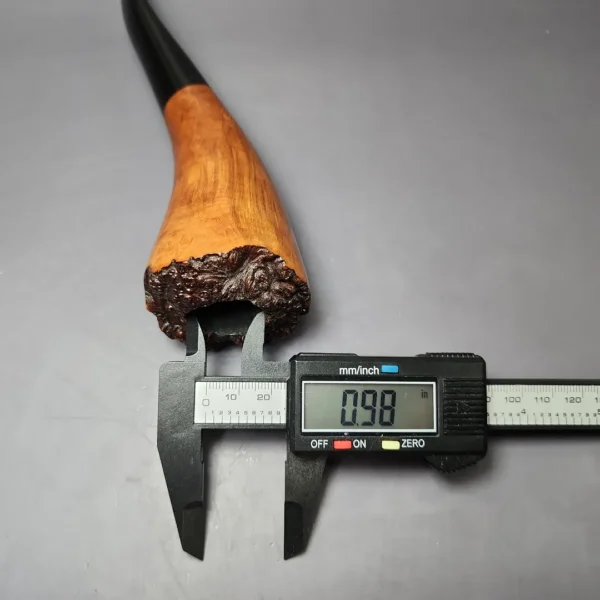 Randy Wiley 1991 Patina 99 Magnum Smooth Horn Estate Briar Pipe, Unsmoked - Image 8