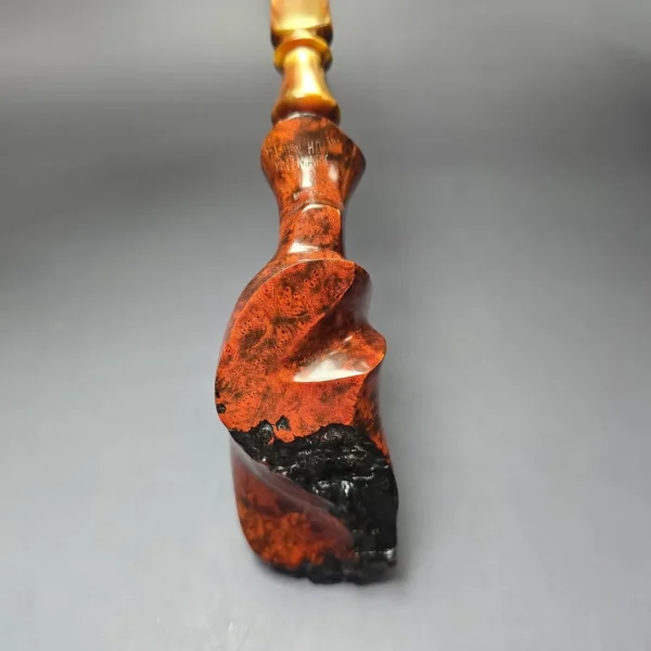 Preben Holm Hallmark H-2 Smooth Freehand Estate Briar Pipe, Unsmoked - Image 8