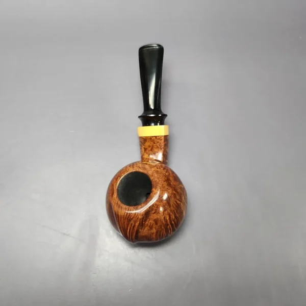 Massimo Damini Smooth Asymmetric Blowfish w/ Boxwood Estate Briar Pipe, Unsmoked - Image 8