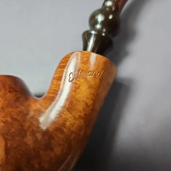 Edward's Magnum Smooth Freehand Pickaxe Estate Briar Pipe, American Estates - Image 9