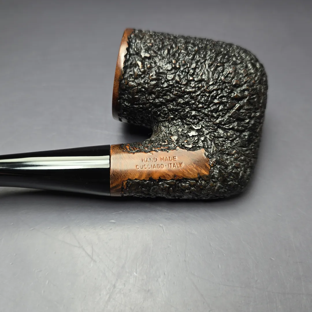 Caminetto Business Rusticated Oom Paul Estate Briar Pipe, Italian Estates - Image 8