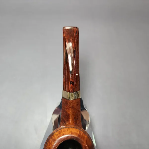 Dunhill 1990 Chestnut 3108 Smooth Bulldog w/ 9kt Gold Estate Briar Pipe, English Estates - Image 8