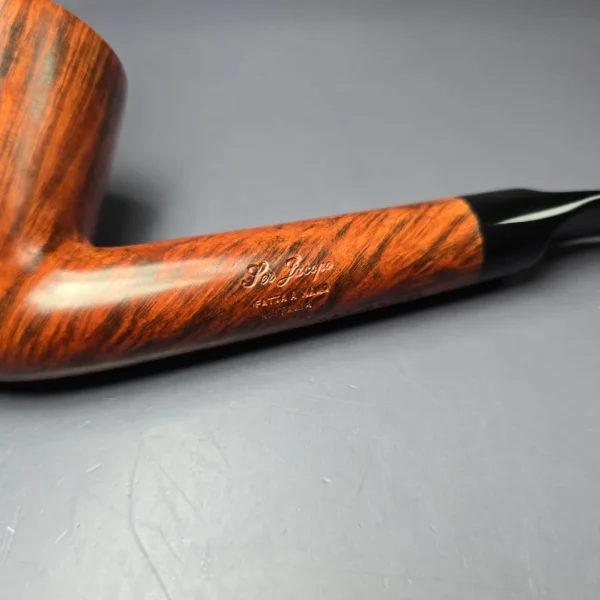 Ser Jacopo Pre-1994 Maxima Smooth Long Shank Dublin Estate Briar Pipe, Unsmoked - Image 8