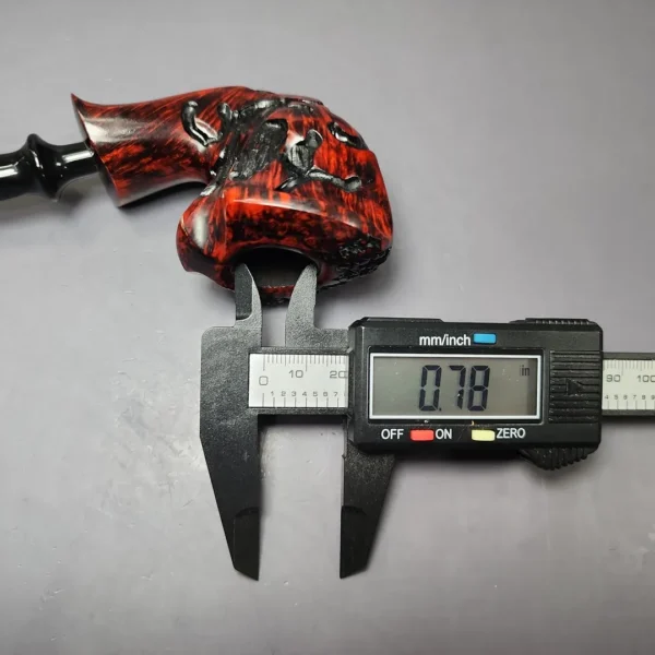 Nording Fantasy Partially Rusticated Freehand Estate Briar Pipe, Unsmoked - Image 8