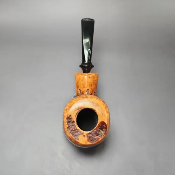 Nording Spruce Cone Partially Rusticated Freehand Estate Briar Pipe, Unsmoked - Image 8