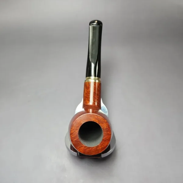 Vauen 3211 Smooth Billiard w/ Brass Estate Briar Pipe, Unsmoked, 9mm - Image 8