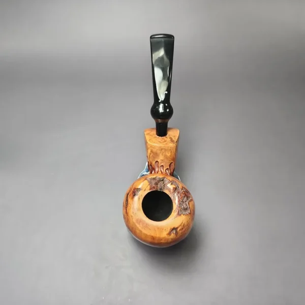 Nording Spruce Cone Partially Rusticated Freehand Estate Briar Pipe, Unsmoked - Image 8