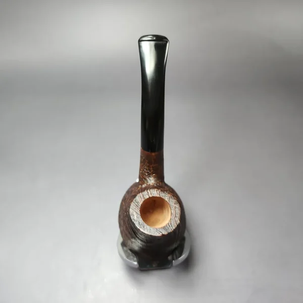 Mina Pipes Sandblasted Volcano Estate Strawberry Briar Pipe, Unsmoked - Image 8