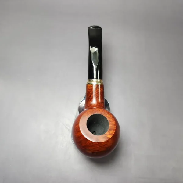 Vauen 3210 Smooth Apple w/ Brass Estate Briar Pipe, Unsmoked, 9mm - Image 8