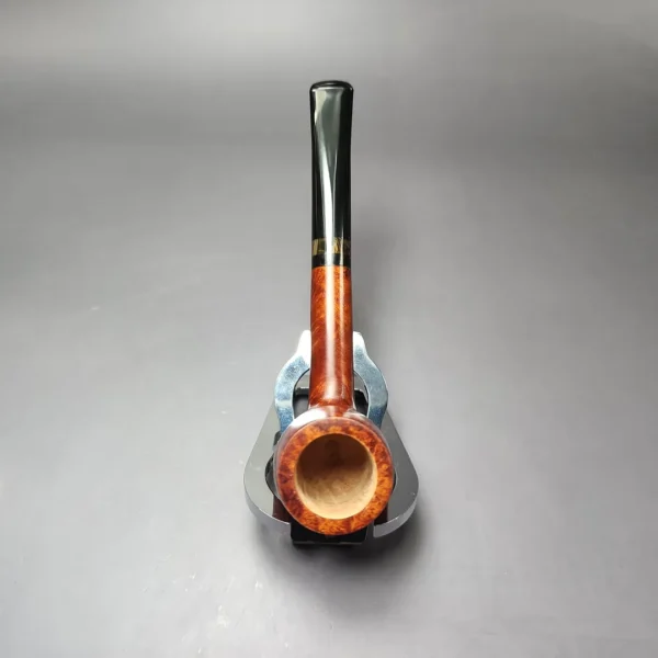 BST (Todd Bannard) One Foot Grade Smooth Billiard w/ Horn Estate Briar Pipe, Unsmoked - Image 8