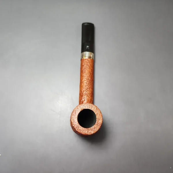 Castleford (Colin Fromm) XL Sandblasted Lumberman Estate Briar Pipe, Unsmoked - Image 8