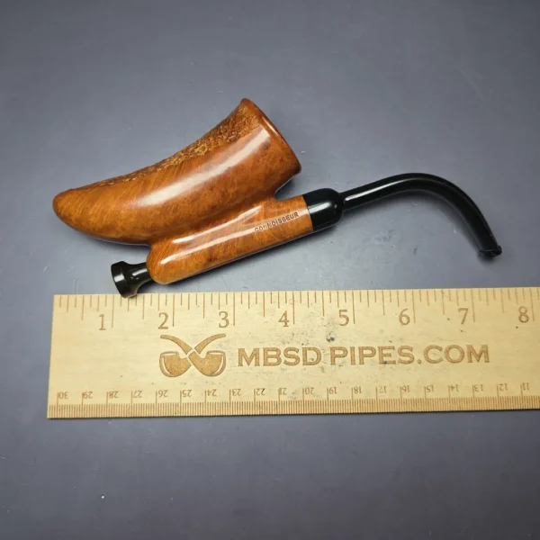 Ed Burak Connoisseur Magnum Partially Rusticated Cavalier Estate Briar Pipe, Unsmoked - Image 8