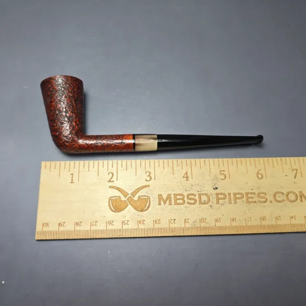 Herriot Pipes Partially Sandblasted "Arne Jacobsen" Dublin w/ Horn Estate Briar Pipe, Unsmoked - Image 8