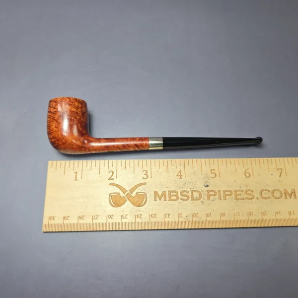 Bruno Nuttens Mini Bing B3 Smooth Billiard w/ Silver Briar Pipe, New - Image 8