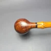 Dunhill 1986 Root Briar 5161 Smooth Apple w/ Bamboo Estate Briar Pipe, English Estates - Image 8