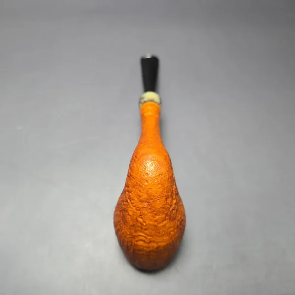 Christophe Wolff Sandblasted Cutty Egg Handmade Briar Pipe, New - Image 8