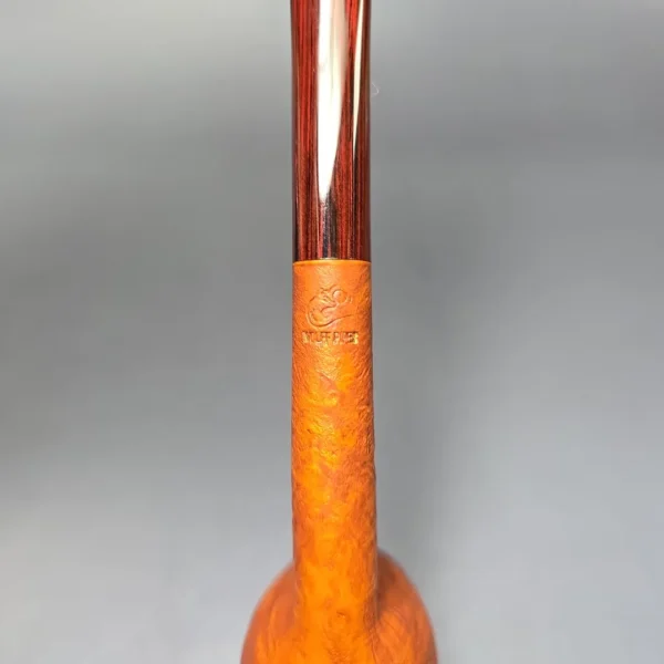Wolff Pipes "Karamel" Sandblasted Billiard w/ Cumberland Handmade Briar Pipe, New - Image 8