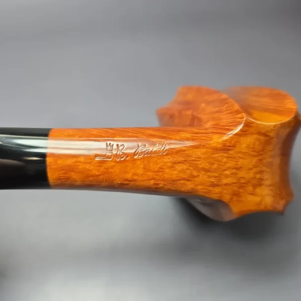 Baldo Baldi Smooth Fluted Dublin Sitter Estate Briar Pipe, Unsmoked - Image 8