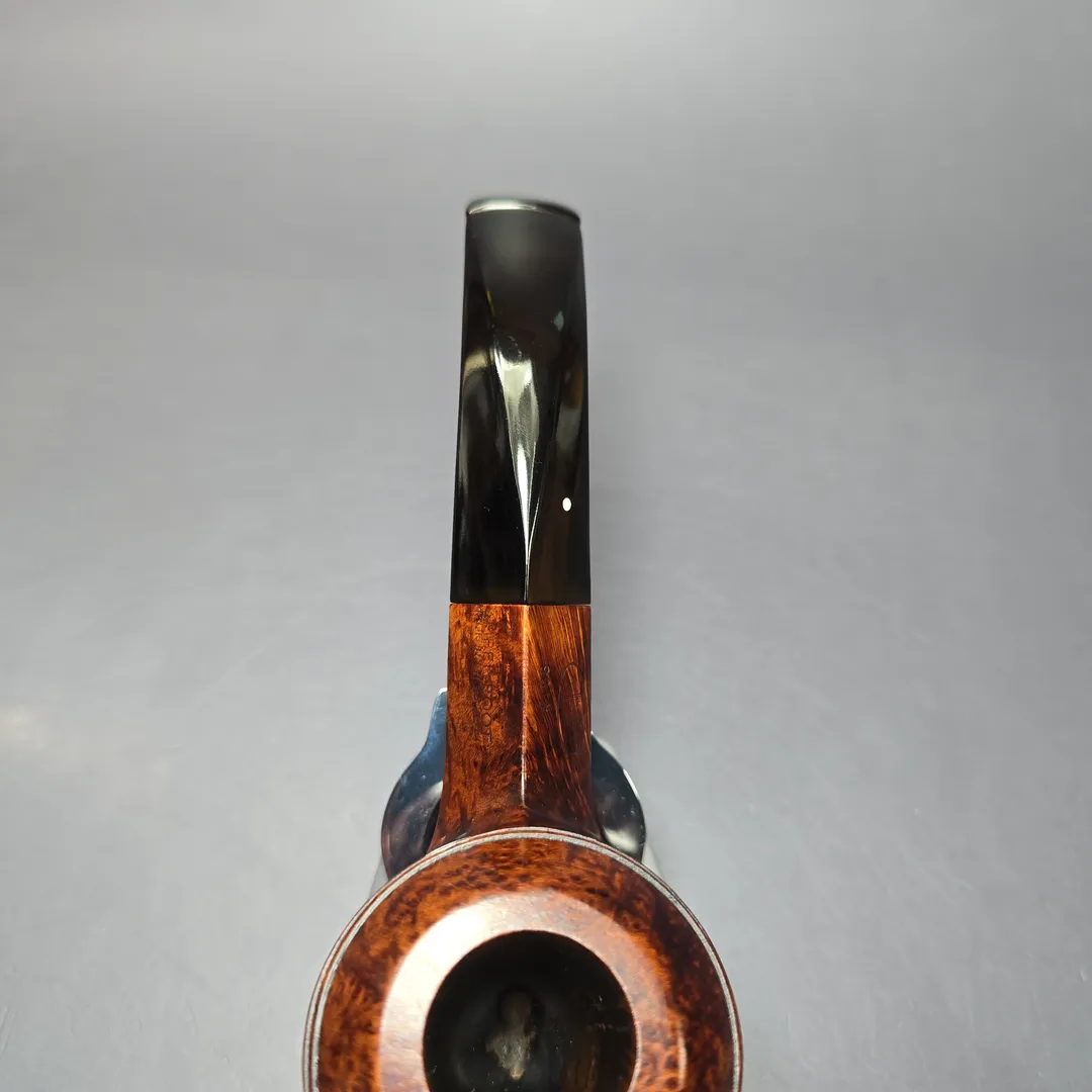 Dunhill 2004 Amber Root 4108 Bent Bulldog Estate Briar Pipe, Unsmoked - Image 8