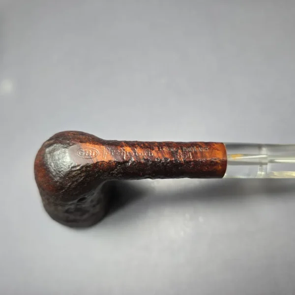GBD Prehistoric Perspex 864 Sandblasted Dublin Estate Briar Pipe, English Estates - Image 8