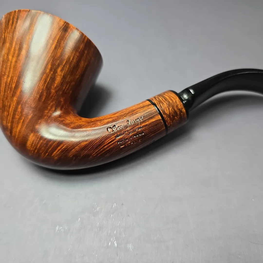 Ser Jacopo Gem Series Granato Smooth Dublin Estate Briar Pipe, Unsmoked - Image 8