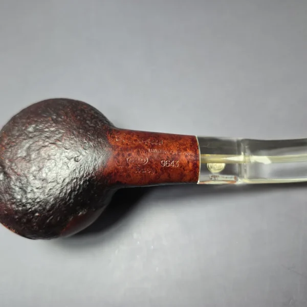 GBD Pre-1980s Fantasy Colossus 9643 Partially Sandblasted Diplomat Estate Briar Pipe, English Estates - Image 8